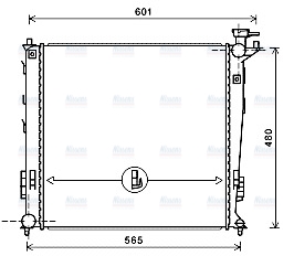 AVA Coolant Radiator KAA2239