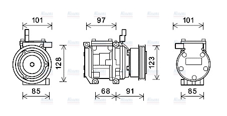 AVA Aircon Compressor KAAK208