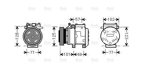 AVA Aircon Compressor KAAK211