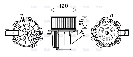 AVA Cabin Fan Blower Motor MC8018