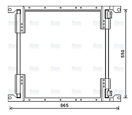 AVA Aircon Condenser ME5289