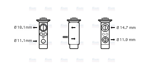 AVA Aircon Expansion Valve MS1461