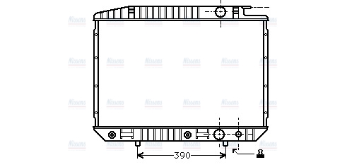 AVA Coolant Radiator MS2070