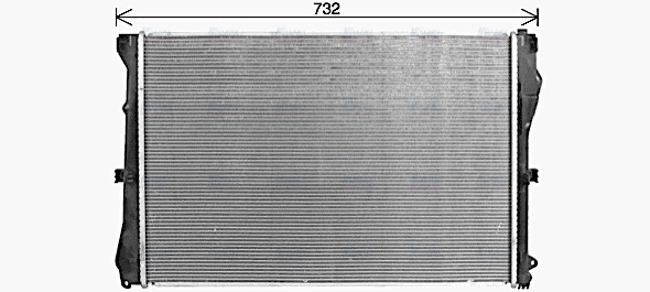 AVA Coolant Radiator MS2728