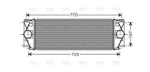 AVA Charge Air Intercooler MS4396