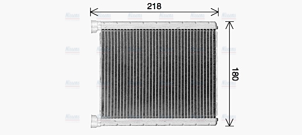 AVA Cabin Heater Core MS6763
