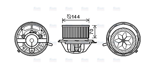 AVA Cabin Fan Blower Motor MS8607