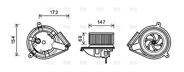 AVA Blower Fan MS8618
