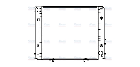 AVA Coolant Radiator MSA2065