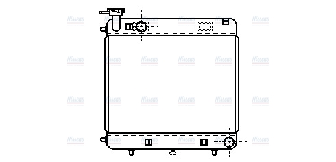 AVA Coolant Radiator MSA2085