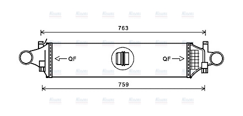 AVA Charge Air Intercooler MSA4659