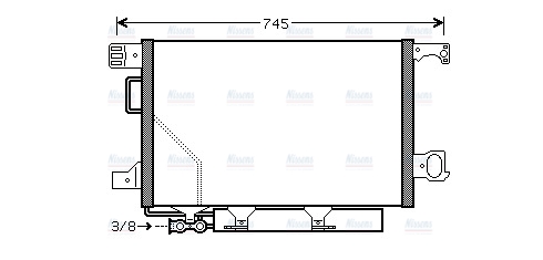 AVA Aircon Condenser MSA5435D