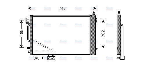 AVA Aircon Condenser MSA5493D