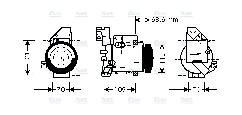 AVA Aircon Compressor MSAK425