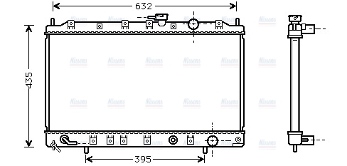AVA Coolant Radiator MT2129