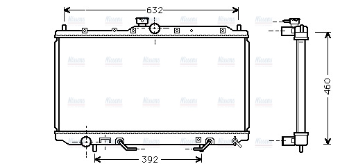 AVA Coolant Radiator MT2153