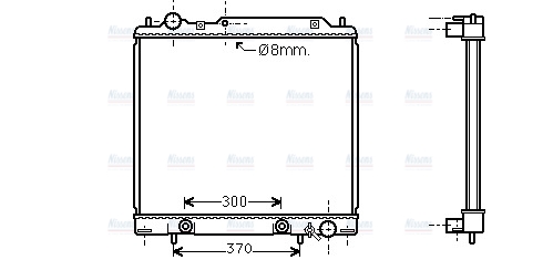AVA Coolant Radiator MT2159