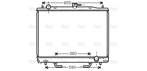 AVA Coolant Radiator MT2170