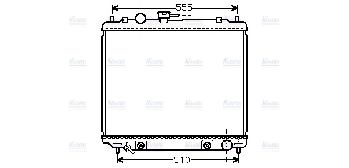 AVA Coolant Radiator MT2182