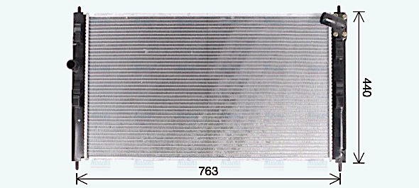 AVA Coolant Radiator MT2274