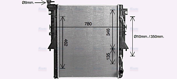 AVA Coolant Radiator MT2280