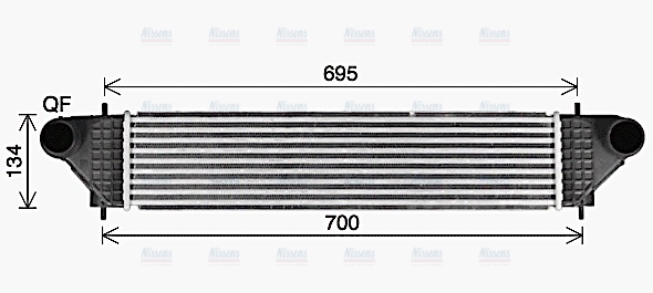 AVA Charge Air Intercooler MT4277