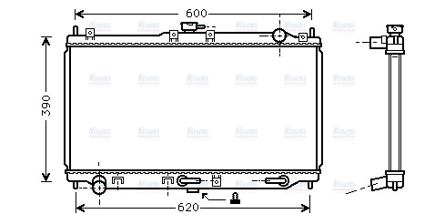 AVA Coolant Radiator MZ2134