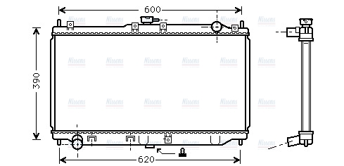 AVA Coolant Radiator MZ2138