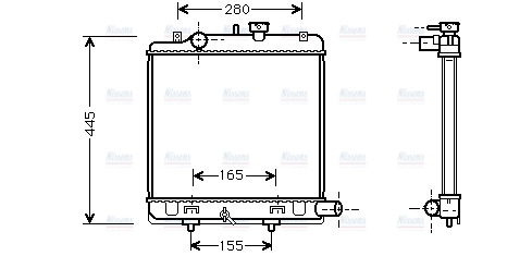 AVA Coolant Radiator MZ2139