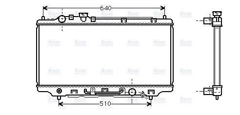 AVA Coolant Radiator MZ2146