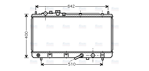 AVA Coolant Radiator MZ2168