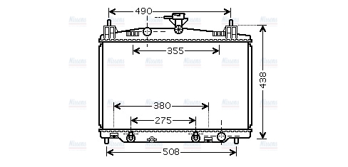 AVA Coolant Radiator MZ2212