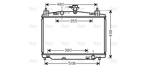 AVA Coolant Radiator MZ2213
