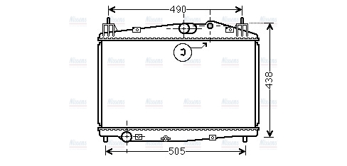 AVA Coolant Radiator MZ2229