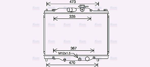 AVA Coolant Radiator MZ2291