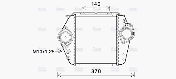 AVA Charge Air Intercooler MZ4244