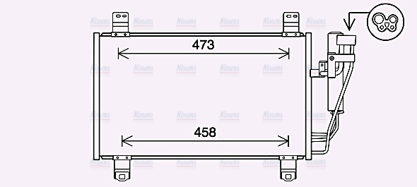 AVA Aircon Condenser MZ5283D