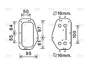 AVA Oil Cooler OL3684