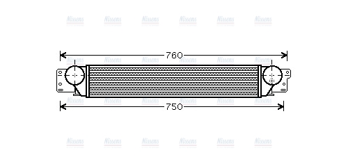 AVA Charge Air Intercooler OL4442