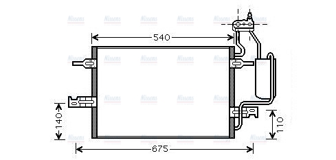 AVA Aircon Condenser OL5349D