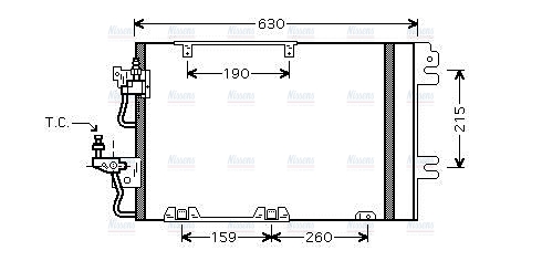 AVA Aircon Condenser OL5367D