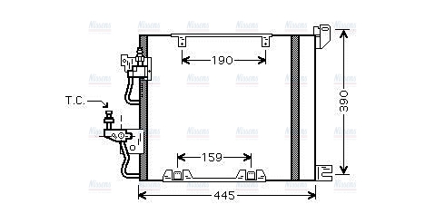 AVA Aircon Condenser OL5368D