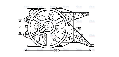 AVA Radiator Cooling Fan OL7514