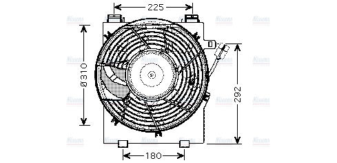 AVA Radiator Cooling Fan OL7518