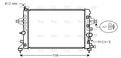 AVA Coolant Radiator OLA2363