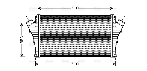 AVA Charge Air Intercooler OLA4361
