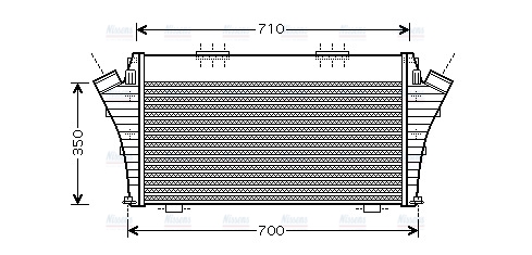 AVA Charge Air Intercooler OLA4401