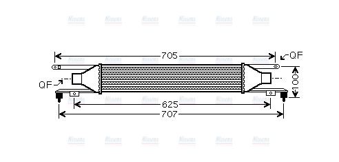 AVA Charge Air Intercooler OLA4421