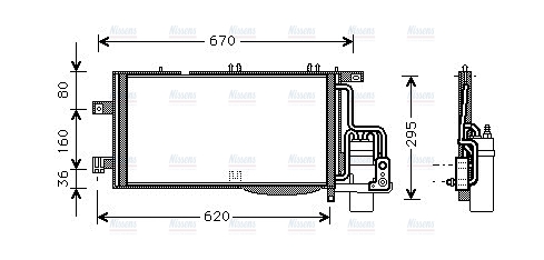 AVA Aircon Condenser OLA5370D