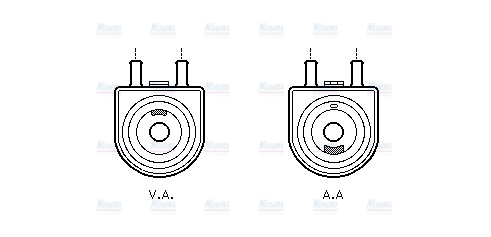 AVA Oil Cooler PE3285